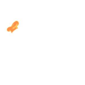 Black and White Chef Food Logo